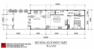 Xây nhà trọn gói Phan Thiết nhà phố đơn giản hiện đại 5x14m 800 triệu